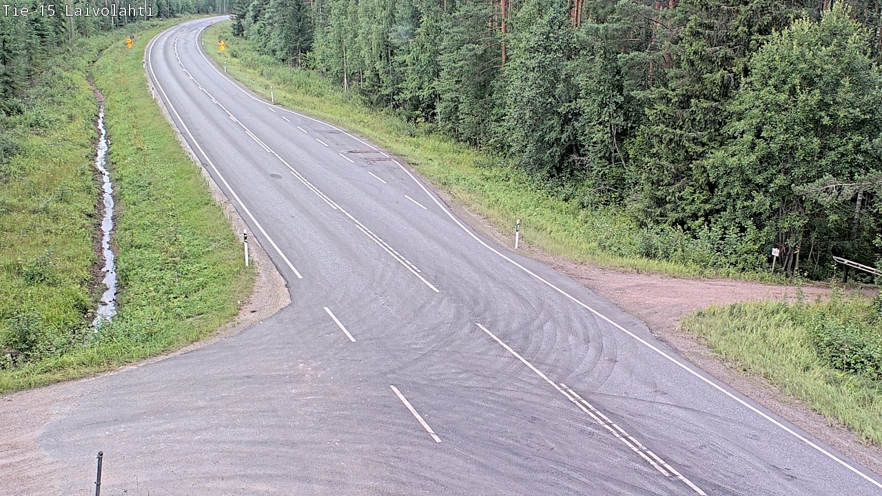 Weather Camera Image Road 15 Laivolahti, Mäntyharju, Etelä-Savo