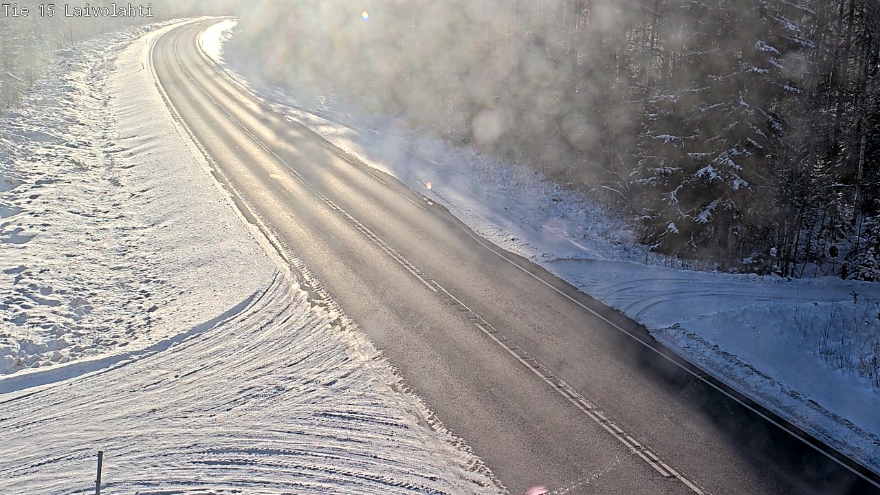 Weather Camera Image Road 15 Laivolahti, Mäntyharju, Etelä-Savo