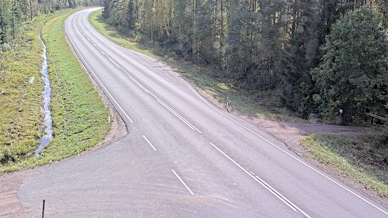 Weather Camera Image Road 15 Laivolahti, Mäntyharju, Etelä-Savo