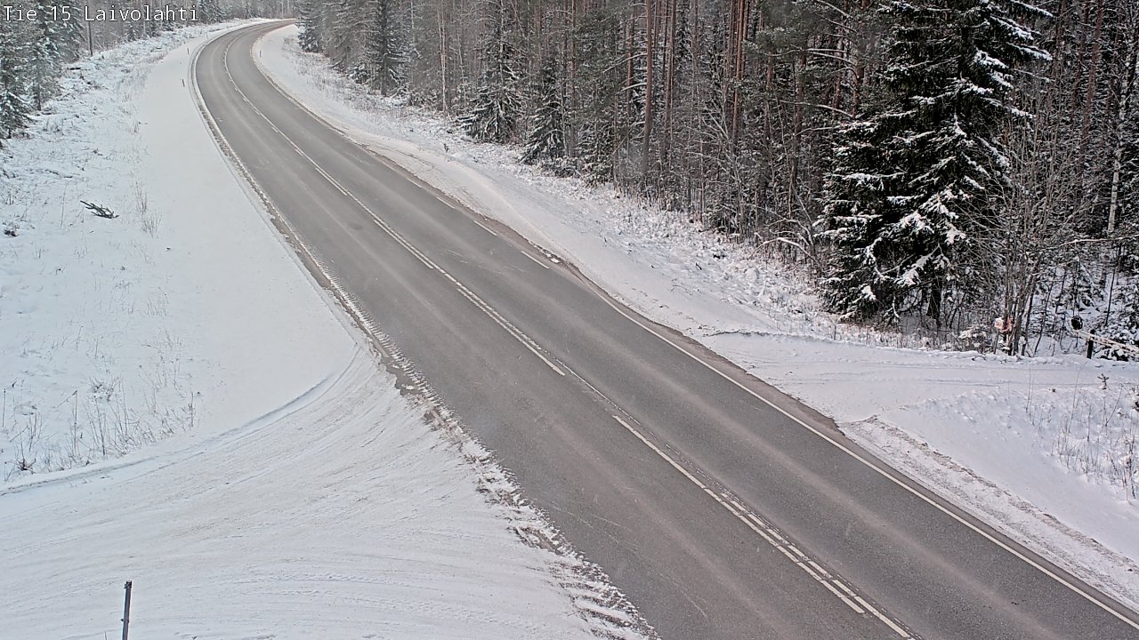 Weather Camera Image Road 15 Laivolahti, Mäntyharju, Etelä-Savo