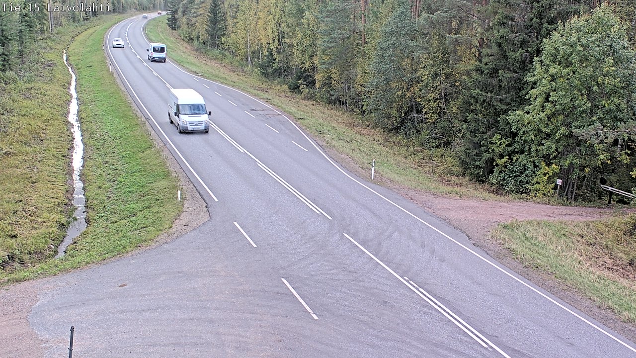 Weather Camera Image Road 15 Laivolahti, Mäntyharju, Etelä-Savo