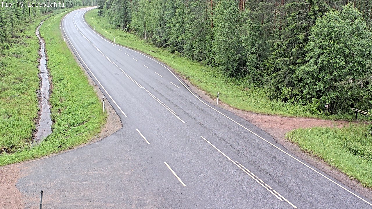 Weather Camera Image Väg 15 Laivolahti, Mäntyharju, Etelä-Savo