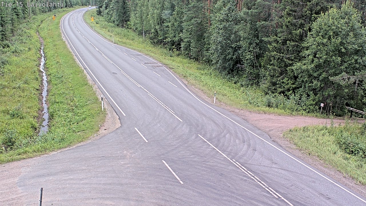 Weather Camera Image Road 15 Laivolahti, Mäntyharju, Etelä-Savo
