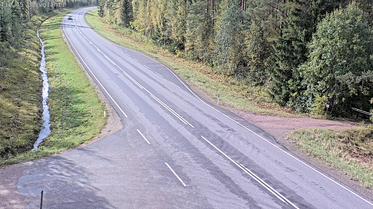 Weather Camera Image Road 15 Laivolahti, Mäntyharju, Etelä-Savo