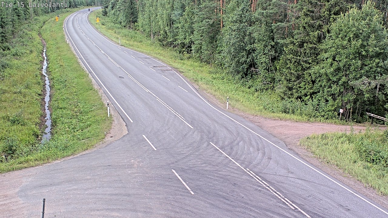 Weather Camera Image Road 15 Laivolahti, Mäntyharju, Etelä-Savo