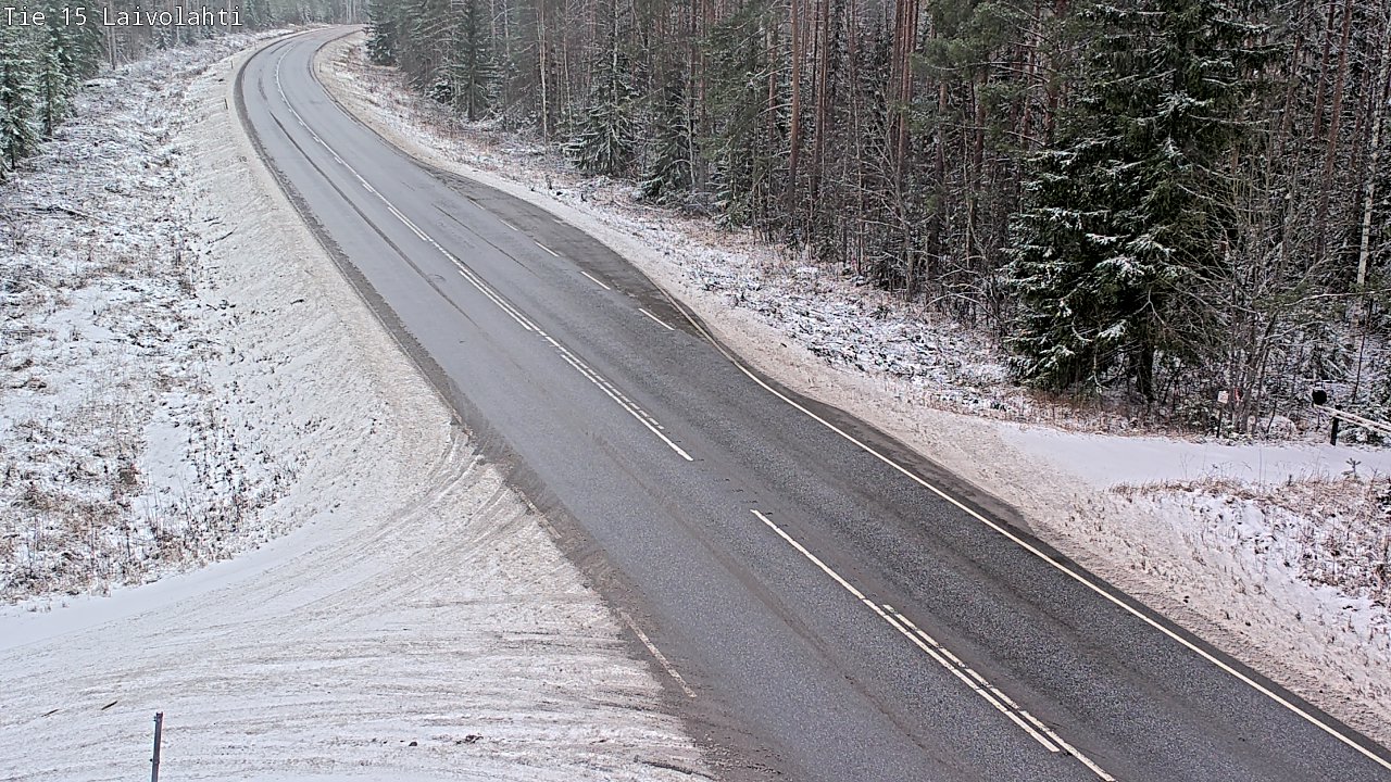 Weather Camera Image Väg 15 Laivolahti, Mäntyharju, Etelä-Savo