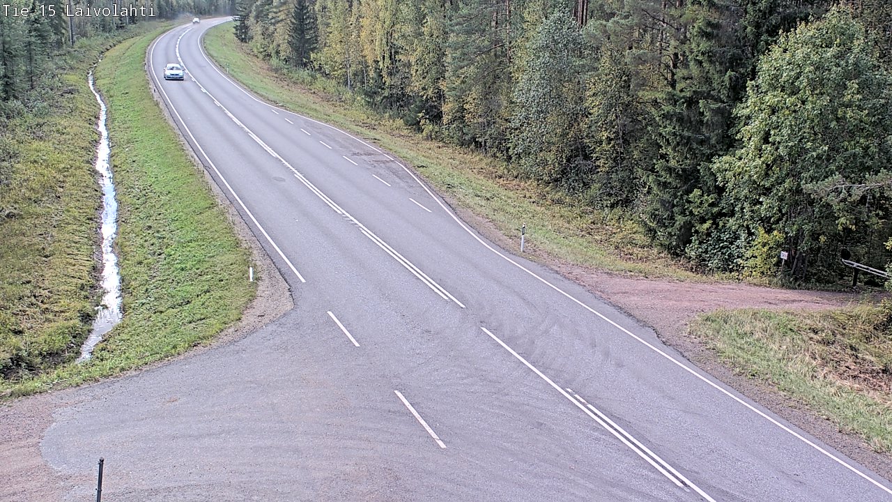 Weather Camera Image Road 15 Laivolahti, Mäntyharju, Etelä-Savo
