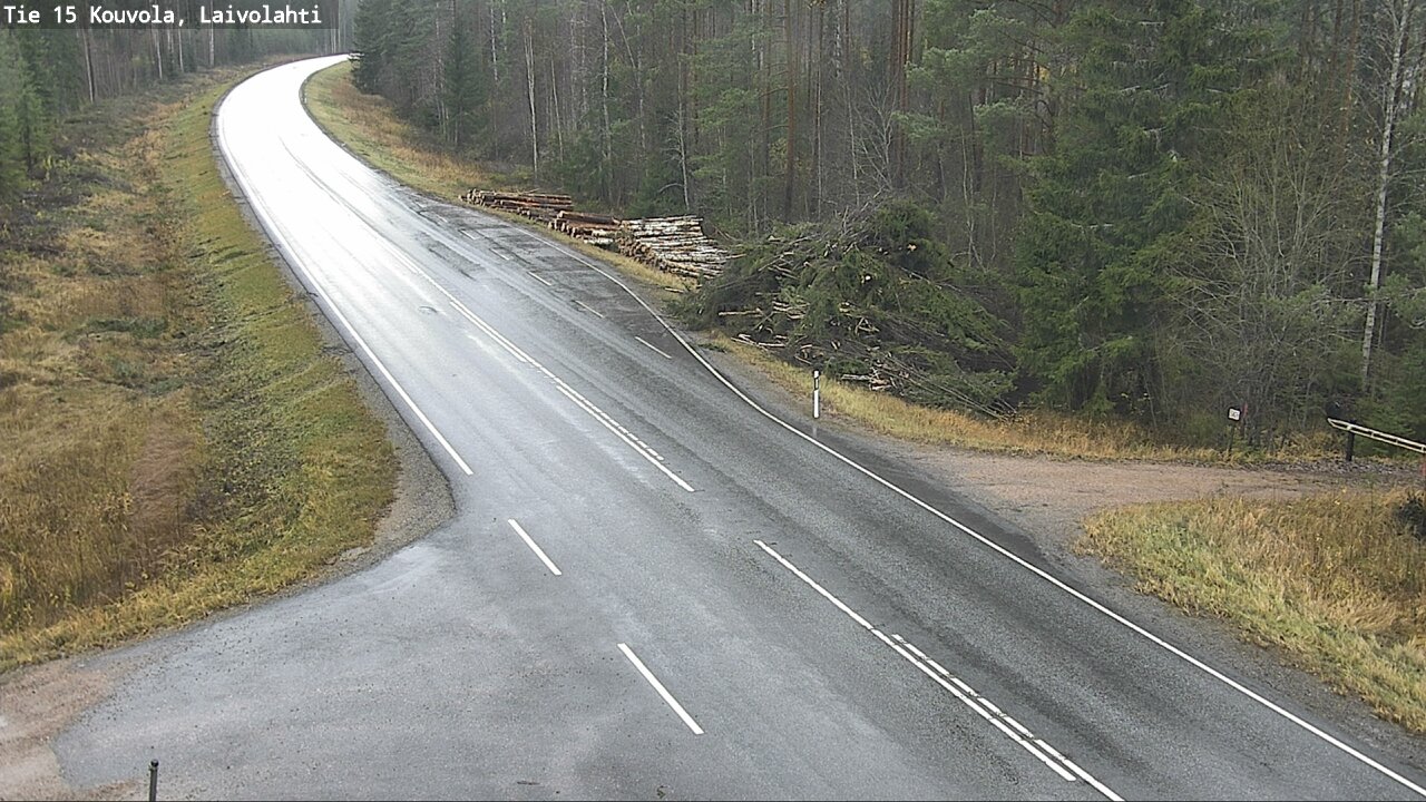 Weather Camera Image Väg 15 Laivolahti, Mäntyharju, Etelä-Savo