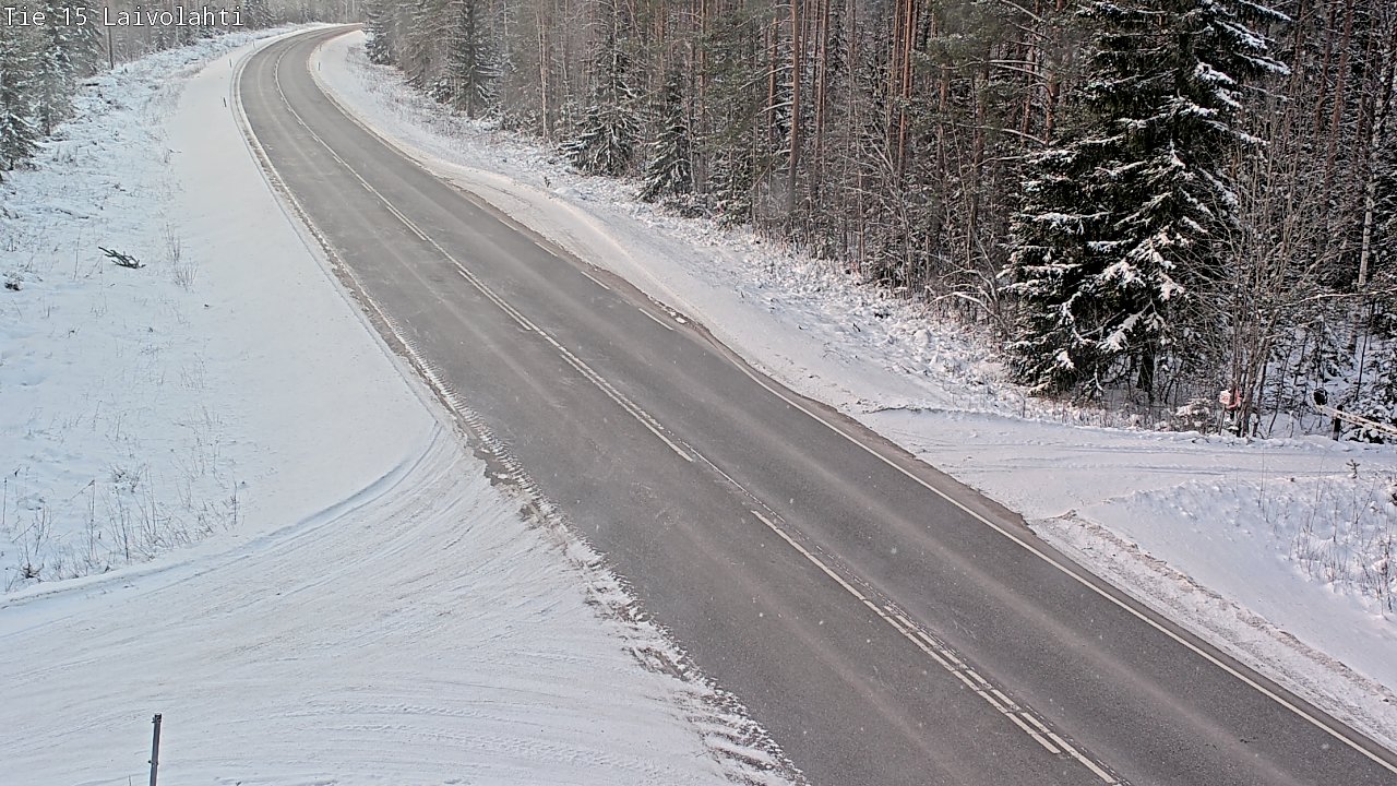 Weather Camera Image Road 15 Laivolahti, Mäntyharju, Etelä-Savo