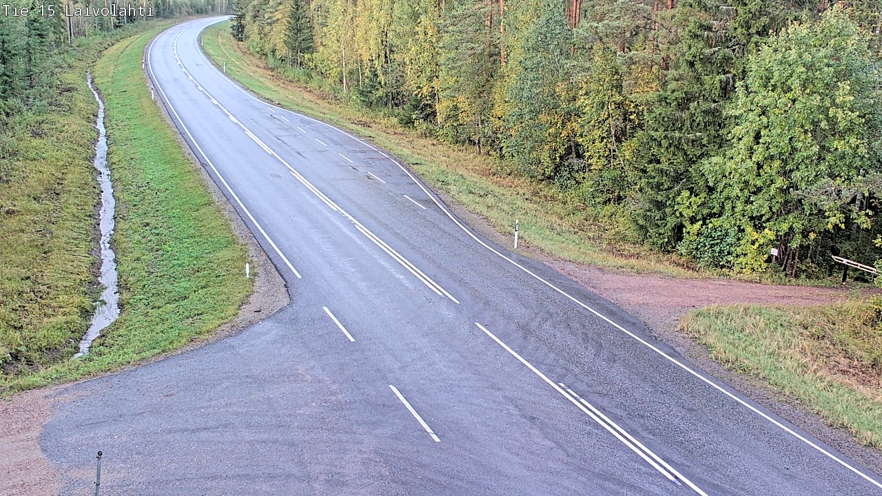 Weather Camera Image Road 15 Laivolahti, Mäntyharju, Etelä-Savo