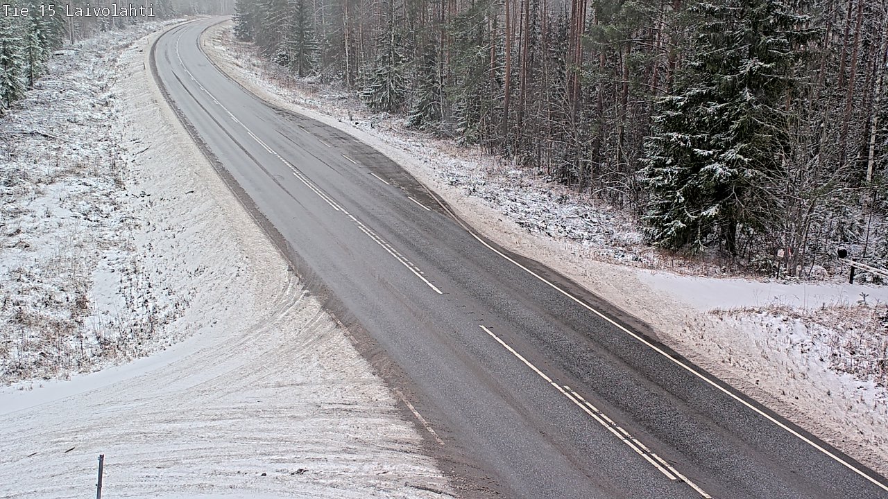 Weather Camera Image Väg 15 Laivolahti, Mäntyharju, Etelä-Savo