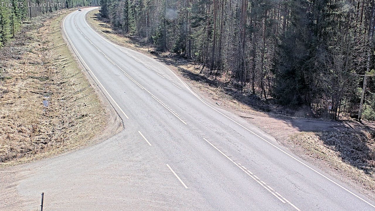 Weather Camera Image Väg 15 Laivolahti, Mäntyharju, Etelä-Savo