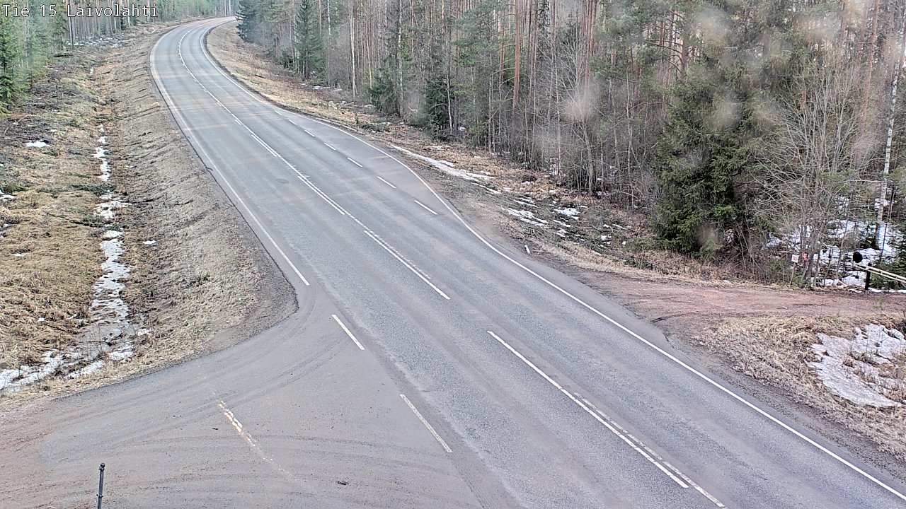 Weather Camera Image Road 15 Laivolahti, Mäntyharju, Etelä-Savo