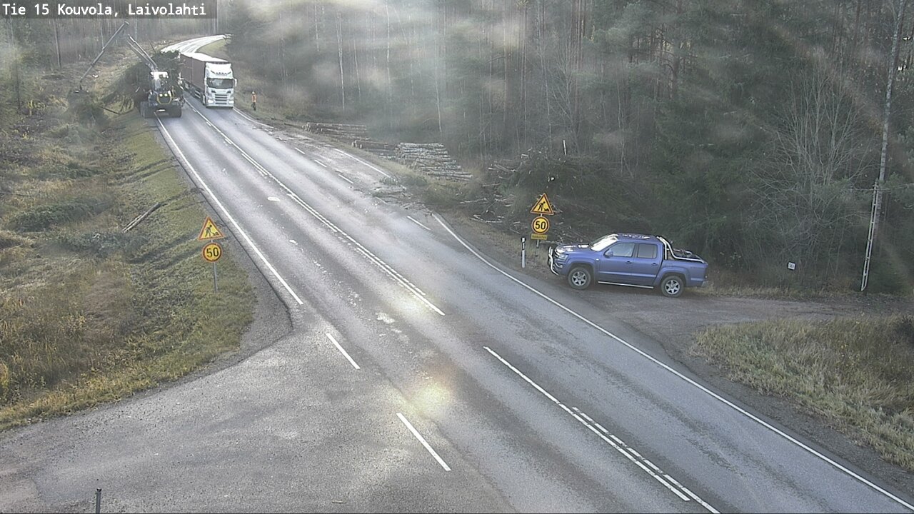 Kelikamerat Kuva Tie 15 Laivolahti, Mäntyharju, Etelä-Savo