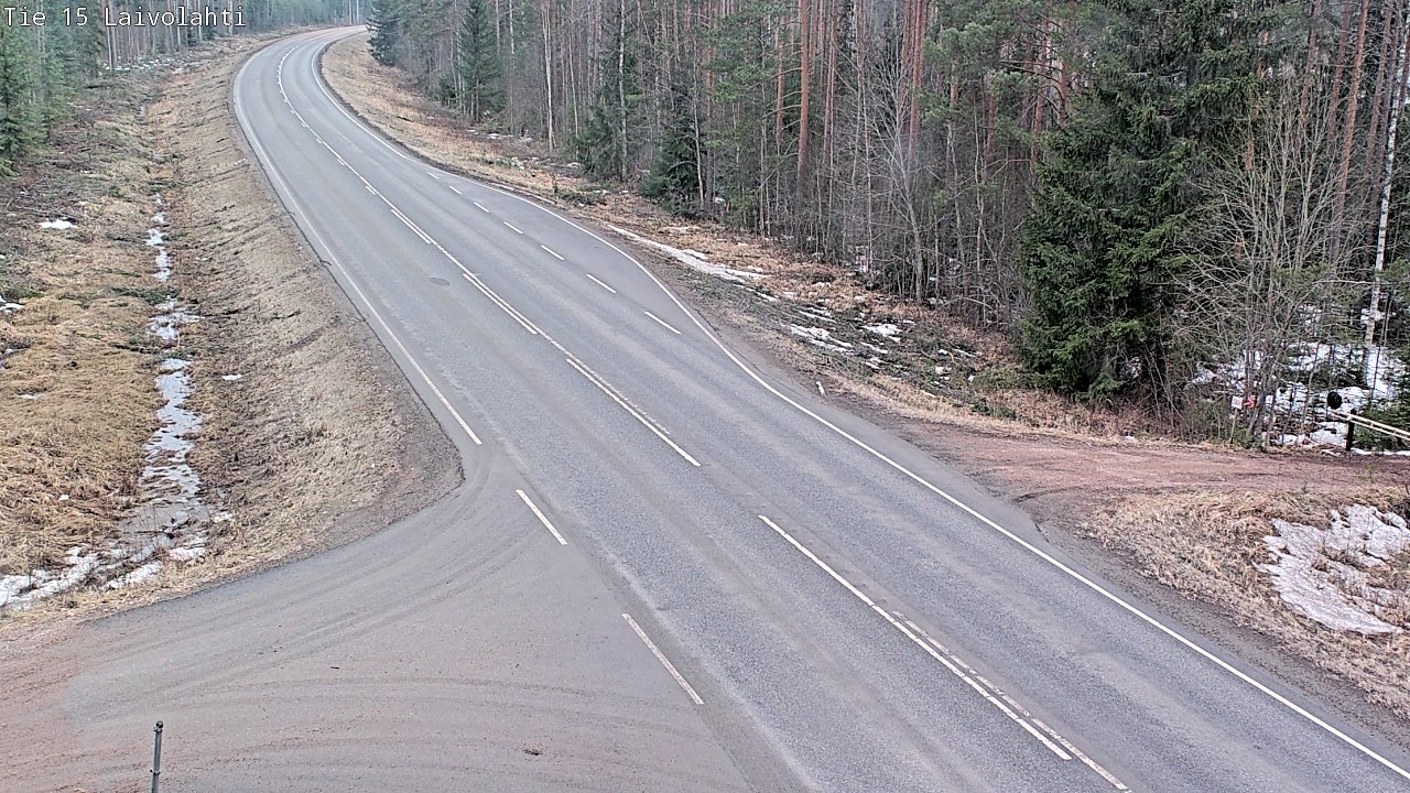 Weather Camera Image Road 15 Laivolahti, Mäntyharju, Etelä-Savo