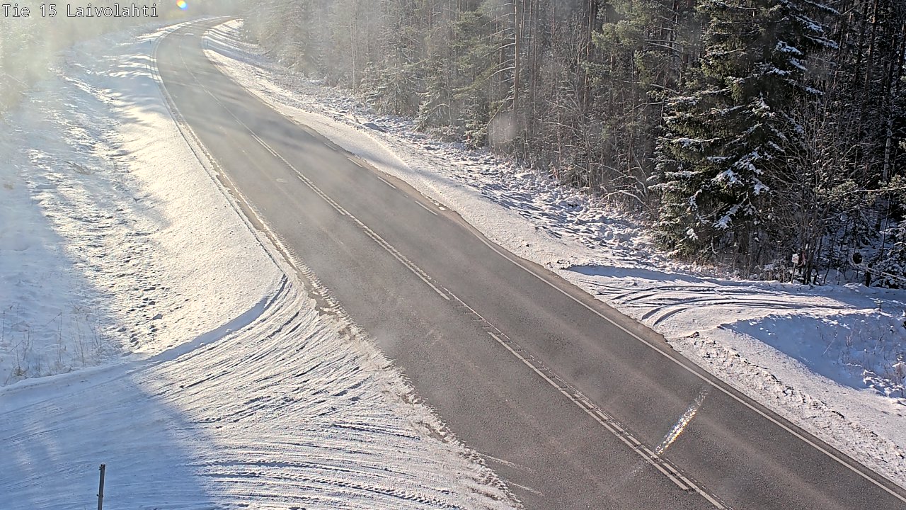 Weather Camera Image Road 15 Laivolahti, Mäntyharju, Etelä-Savo
