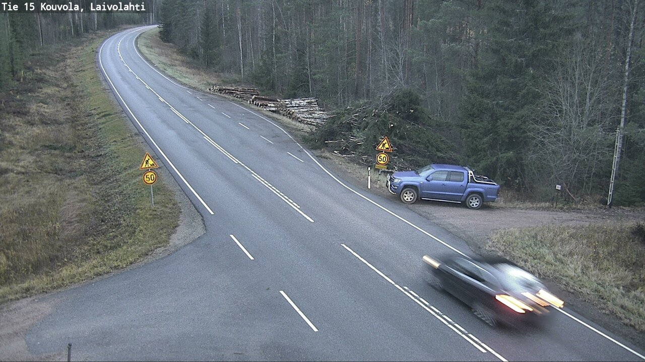 Kelikamerat Kuva Tie 15 Laivolahti, Mäntyharju, Etelä-Savo