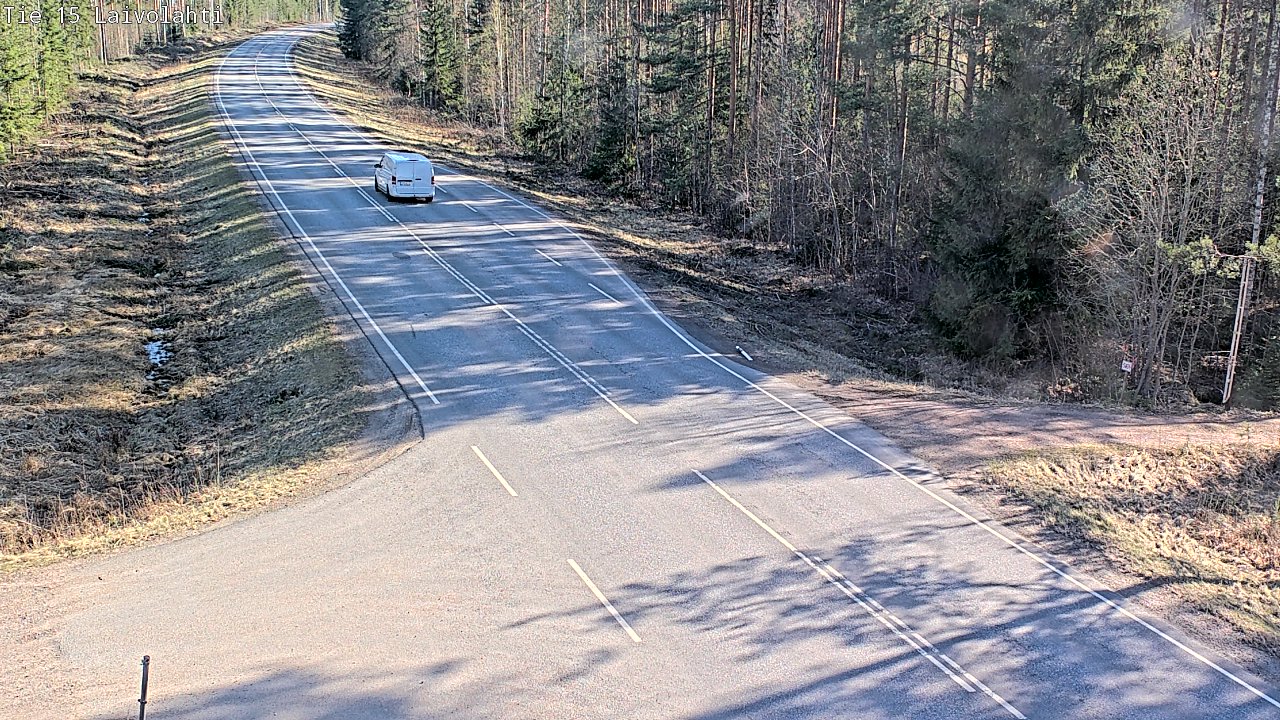 Weather Camera Image Väg 15 Laivolahti, Mäntyharju, Etelä-Savo