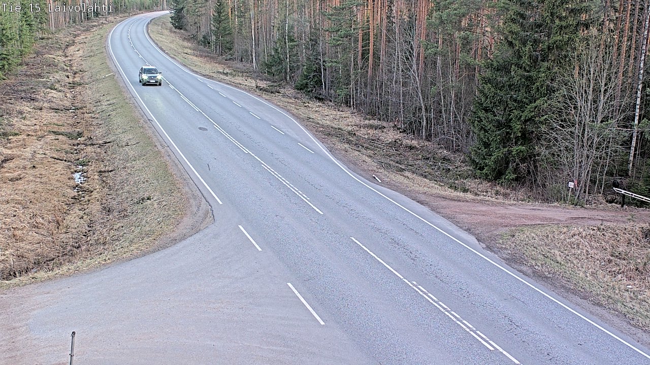Weather Camera Image Väg 15 Laivolahti, Mäntyharju, Etelä-Savo