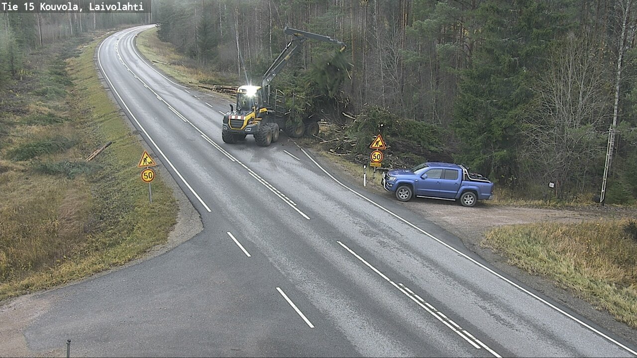 Kelikamerat Kuva Tie 15 Laivolahti, Mäntyharju, Etelä-Savo