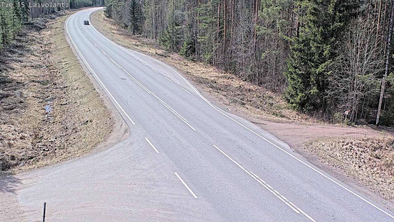 Weather Camera Image Väg 15 Laivolahti, Mäntyharju, Etelä-Savo