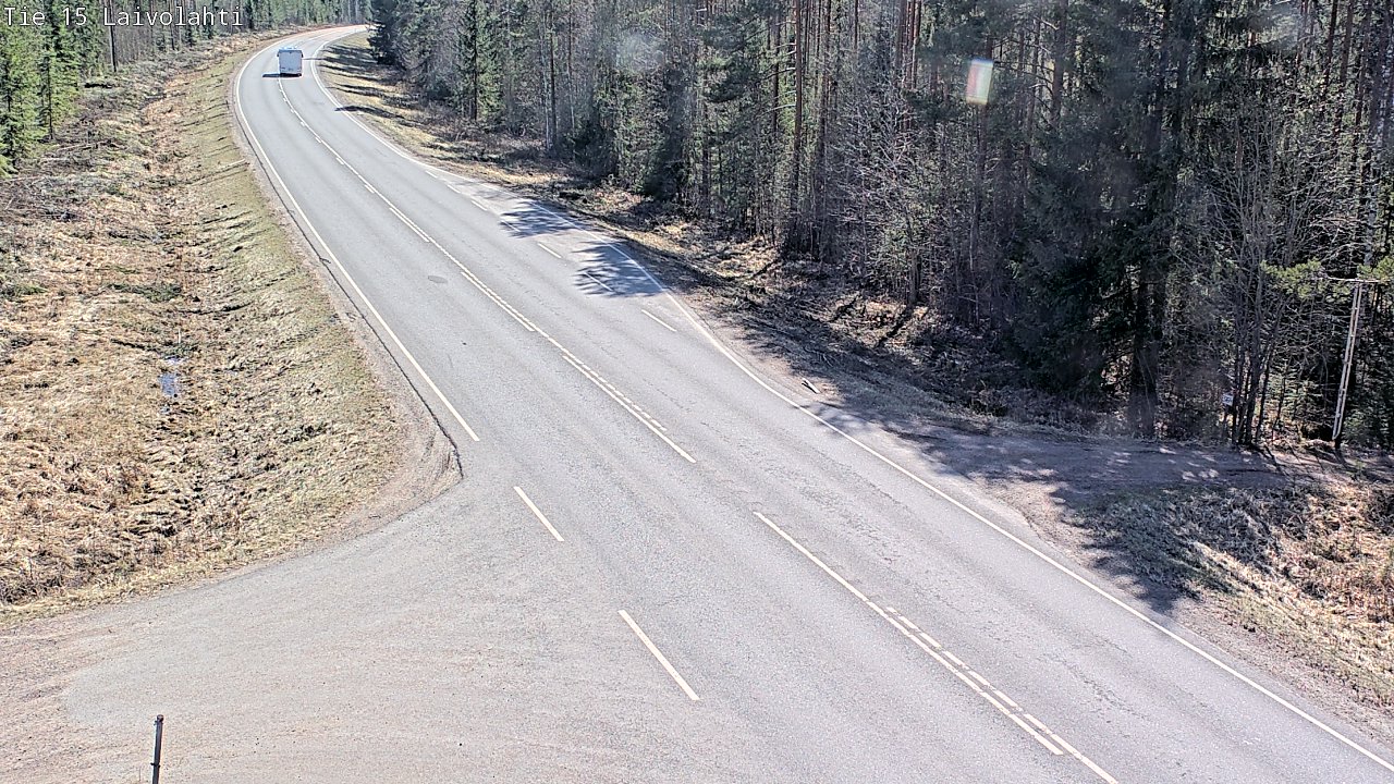 Weather Camera Image Väg 15 Laivolahti, Mäntyharju, Etelä-Savo