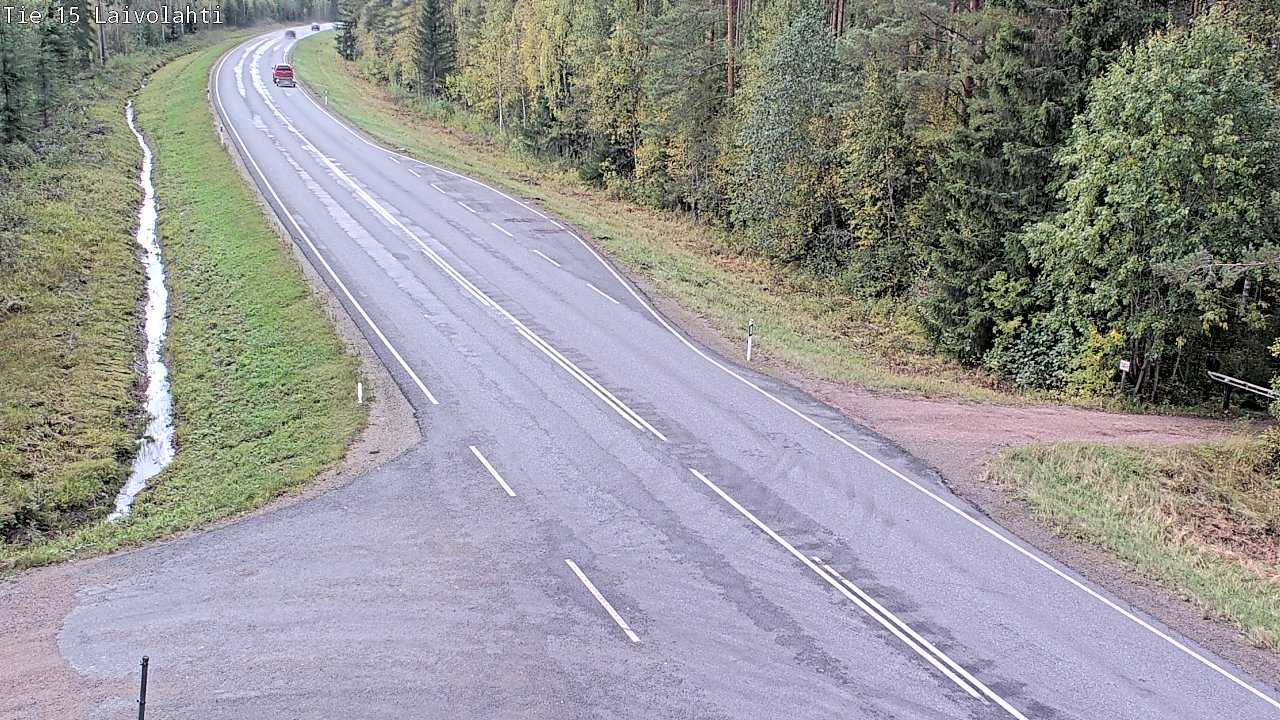 Weather Camera Image Road 15 Laivolahti, Mäntyharju, Etelä-Savo