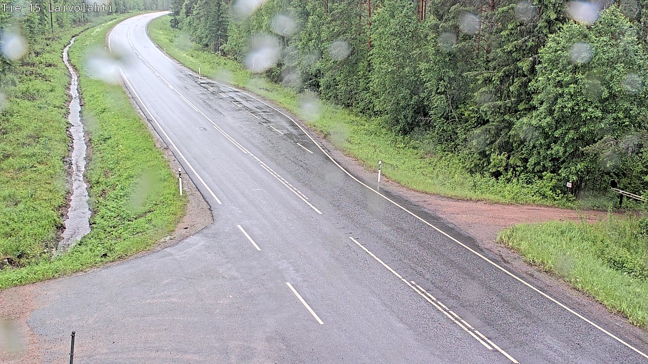 Weather Camera Image Väg 15 Laivolahti, Mäntyharju, Etelä-Savo