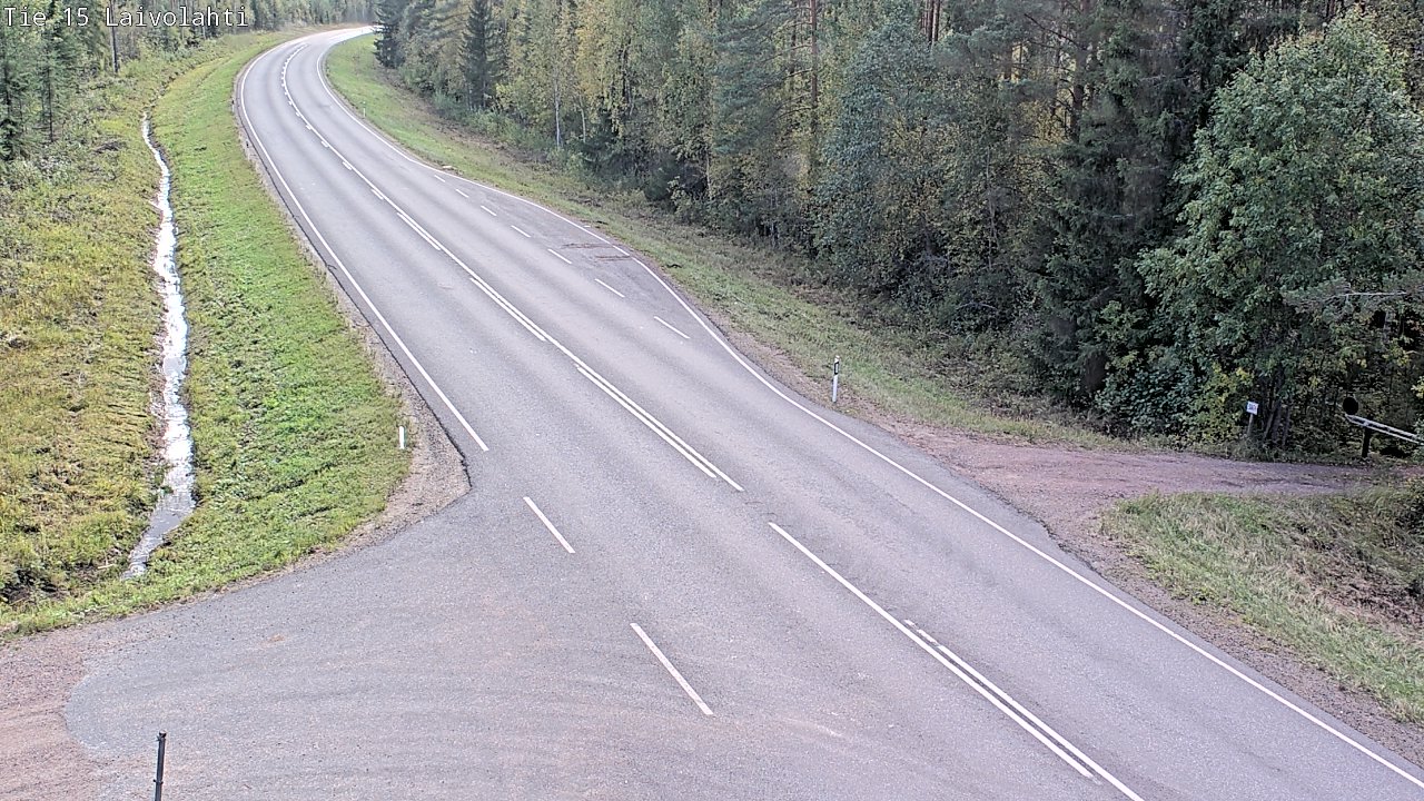 Weather Camera Image Road 15 Laivolahti, Mäntyharju, Etelä-Savo