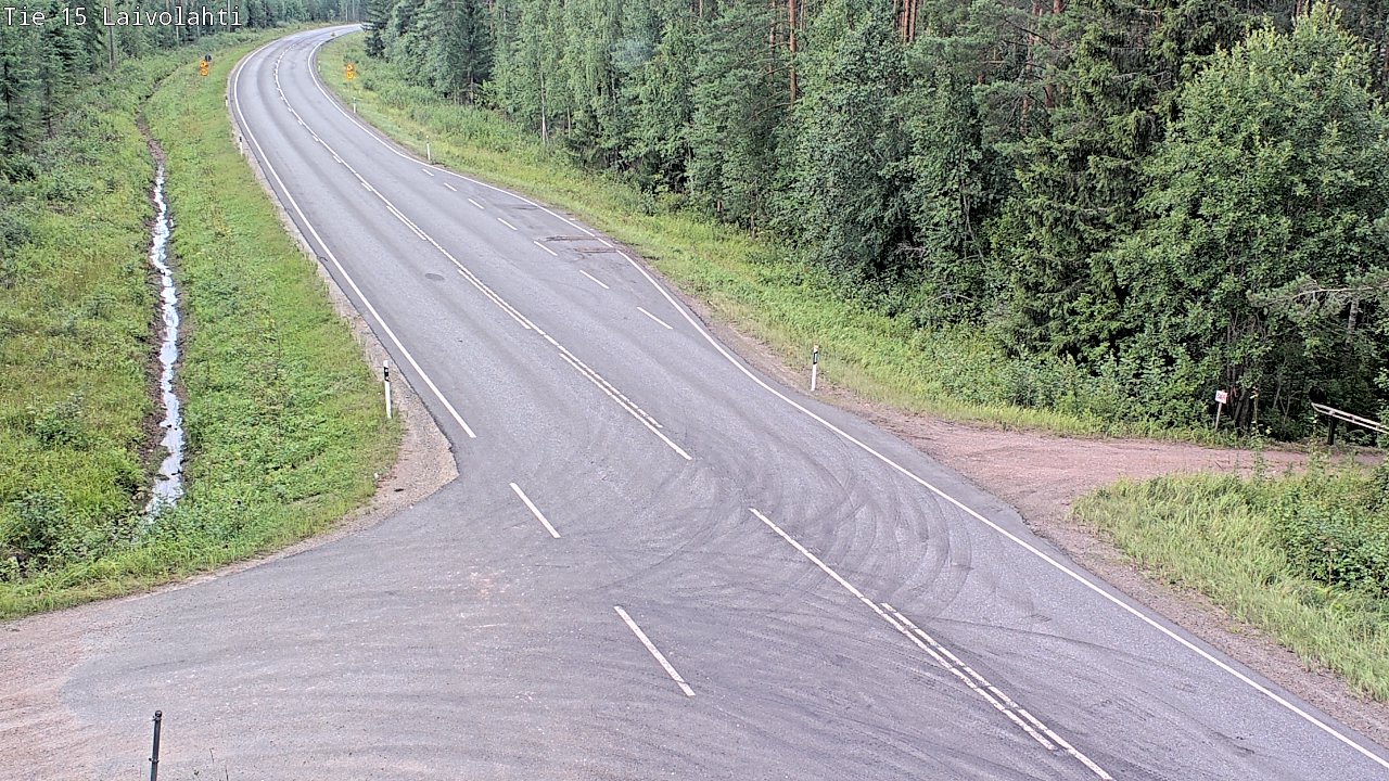 Weather Camera Image Road 15 Laivolahti, Mäntyharju, Etelä-Savo