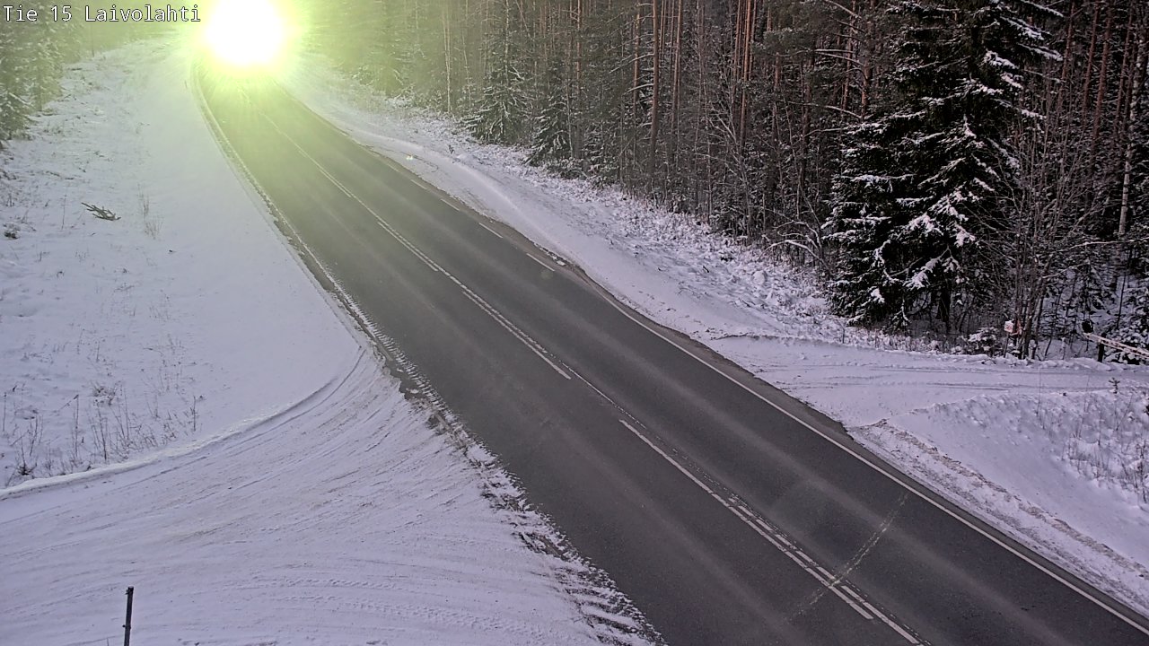 Kelikamerat Kuva Tie 15 Laivolahti, Mäntyharju, Etelä-Savo