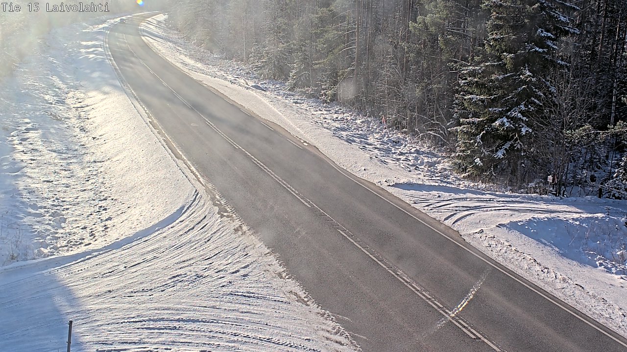 Weather Camera Image Road 15 Laivolahti, Mäntyharju, Etelä-Savo