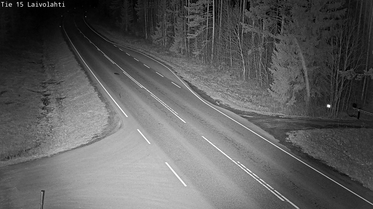 Weather Camera Image Road 15 Laivolahti, Mäntyharju, Etelä-Savo