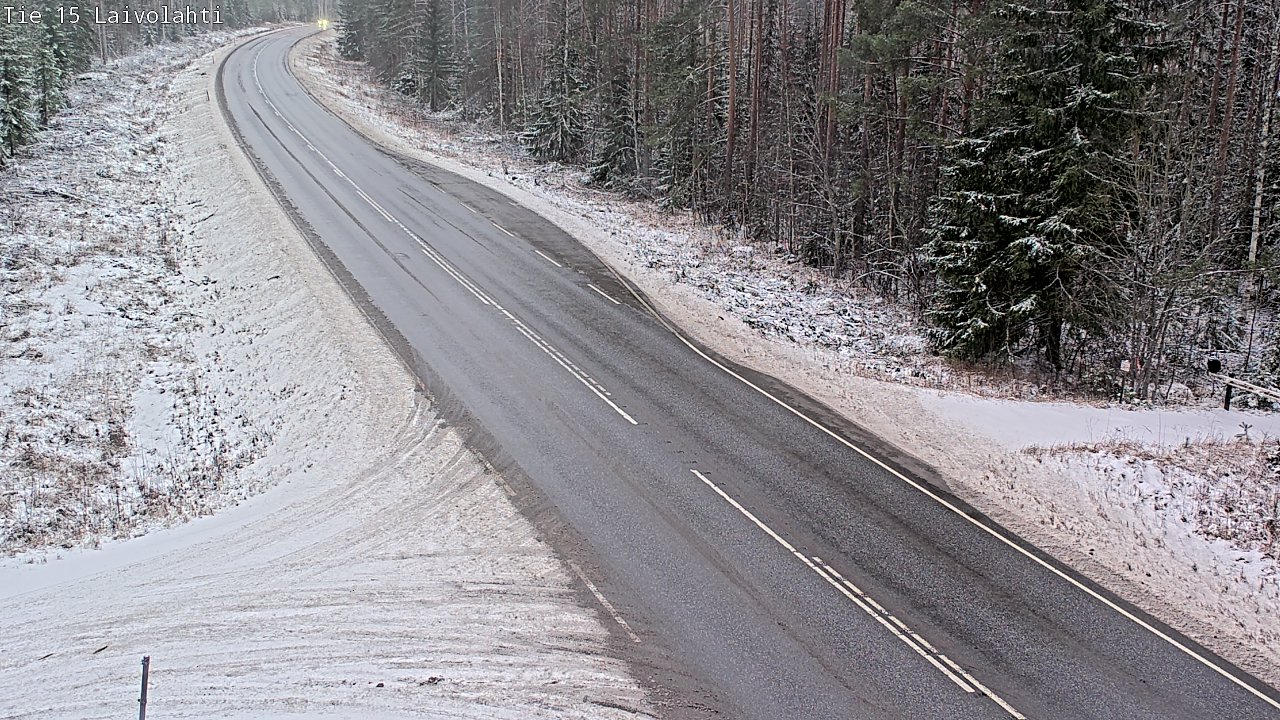 Weather Camera Image Väg 15 Laivolahti, Mäntyharju, Etelä-Savo