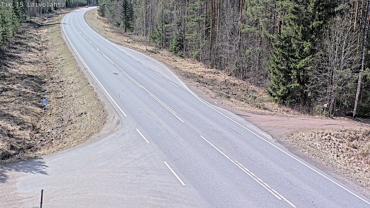 Weather Camera Image Väg 15 Laivolahti, Mäntyharju, Etelä-Savo