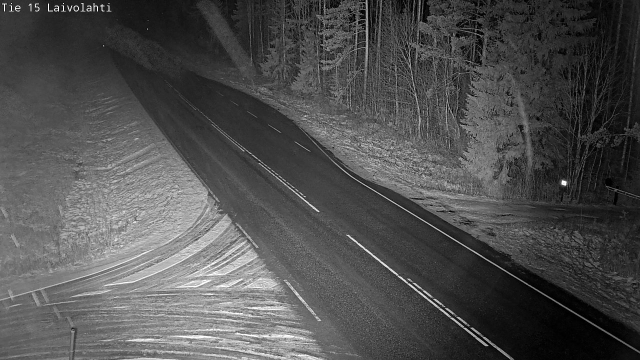 Weather Camera Image Väg 15 Laivolahti, Mäntyharju, Etelä-Savo
