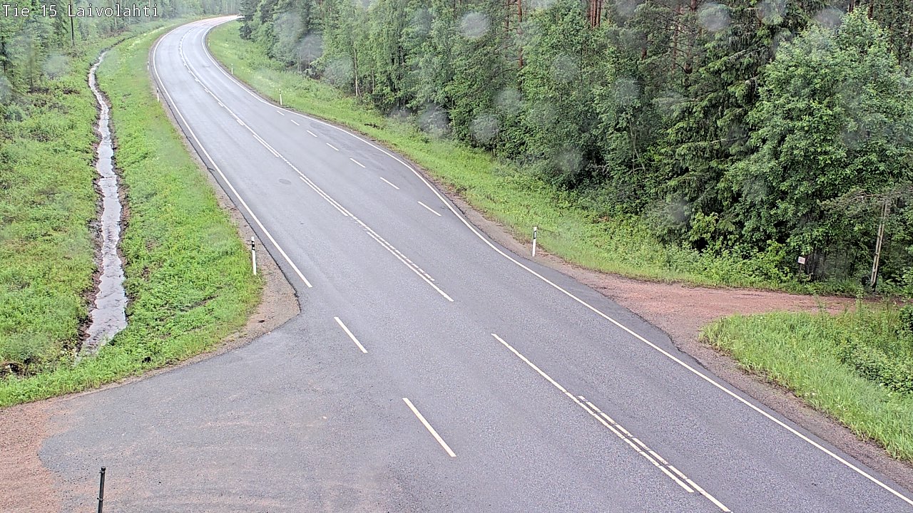 Weather Camera Image Road 15 Laivolahti, Mäntyharju, Etelä-Savo
