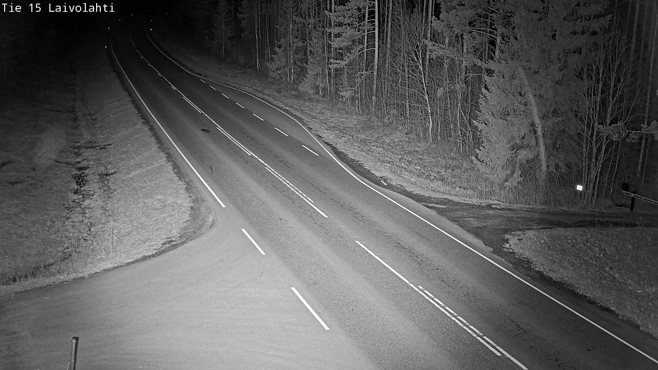 Weather Camera Image Väg 15 Laivolahti, Mäntyharju, Etelä-Savo