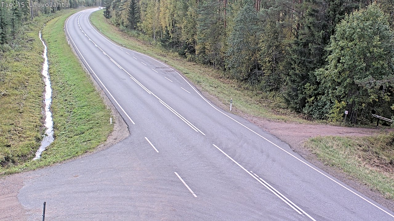 Weather Camera Image Road 15 Laivolahti, Mäntyharju, Etelä-Savo