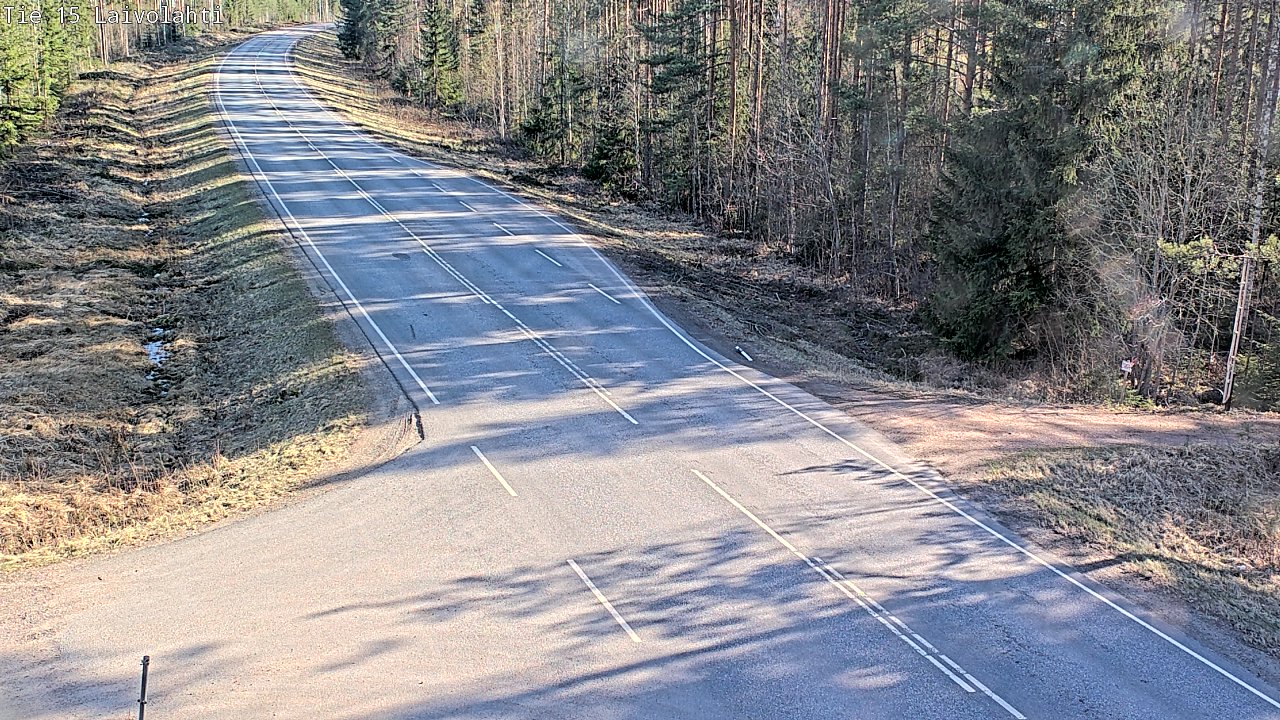 Weather Camera Image Väg 15 Laivolahti, Mäntyharju, Etelä-Savo