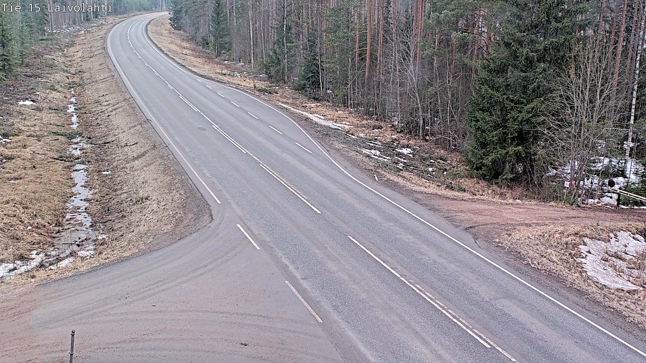 Weather Camera Image Road 15 Laivolahti, Mäntyharju, Etelä-Savo