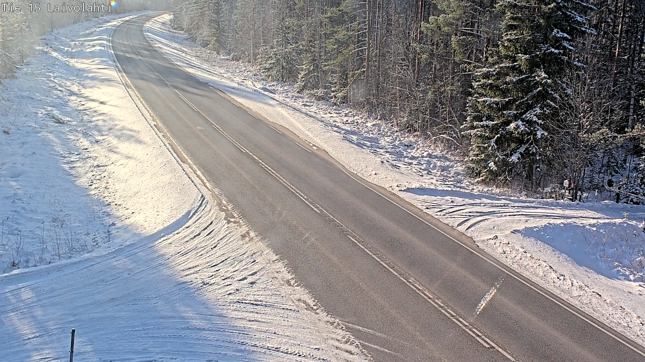 Weather Camera Image Road 15 Laivolahti, Mäntyharju, Etelä-Savo