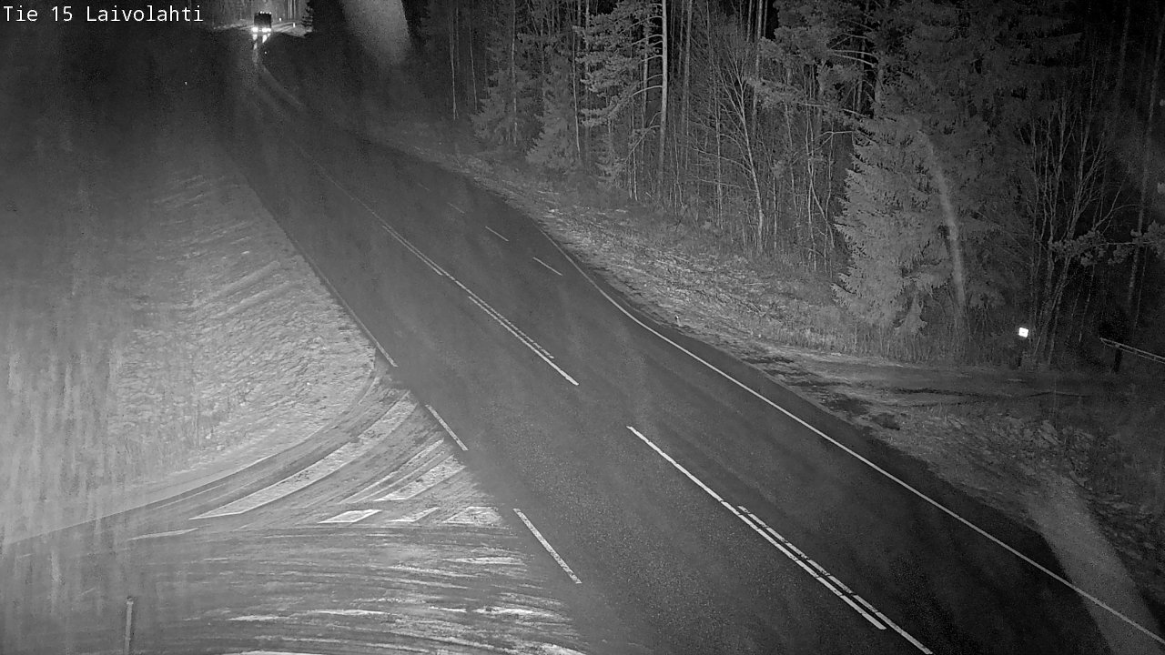 Weather Camera Image Väg 15 Laivolahti, Mäntyharju, Etelä-Savo
