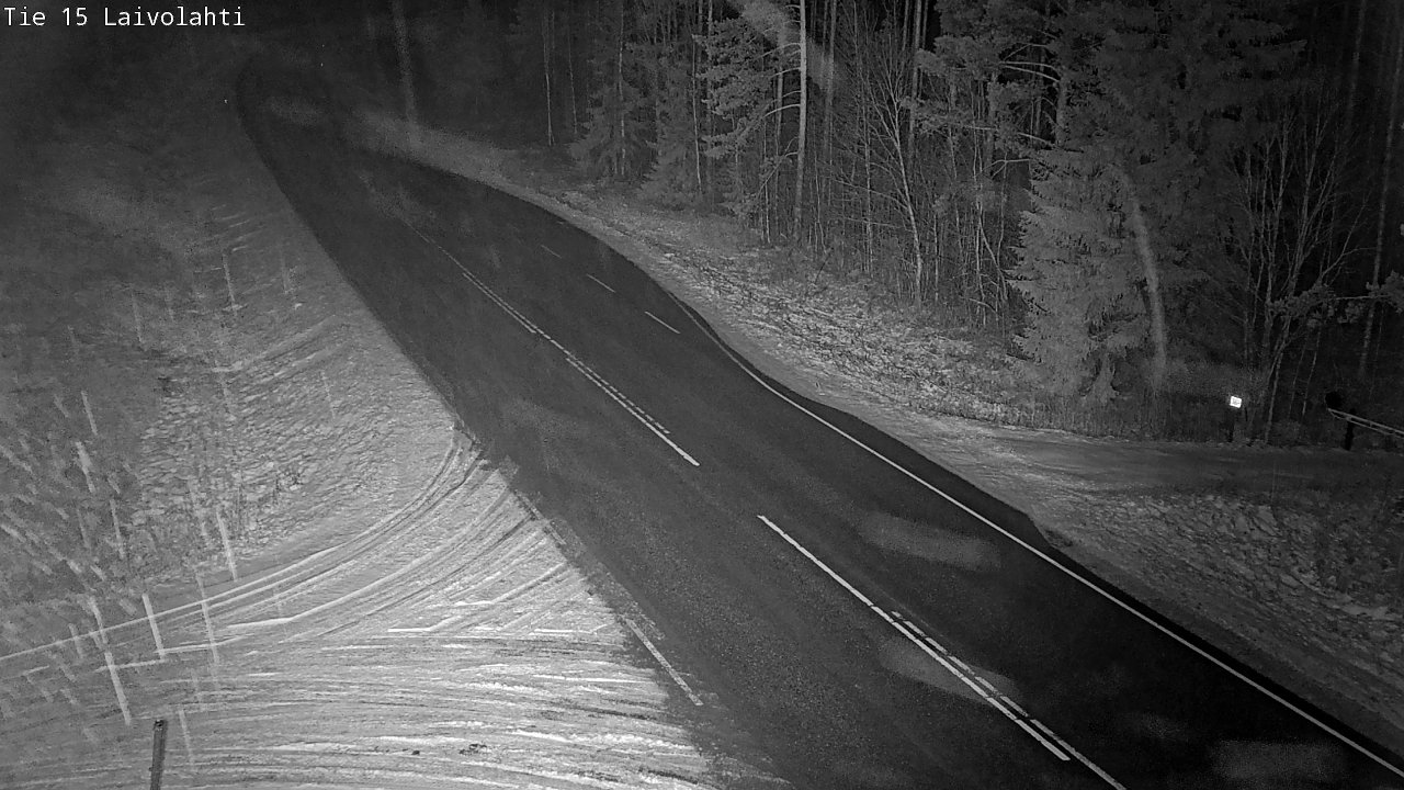 Weather Camera Image Väg 15 Laivolahti, Mäntyharju, Etelä-Savo