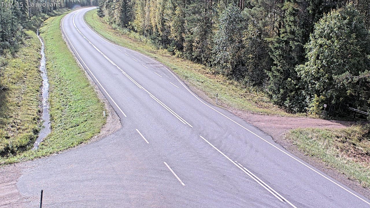 Weather Camera Image Road 15 Laivolahti, Mäntyharju, Etelä-Savo