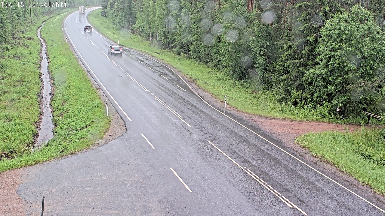 Weather Camera Image Road 15 Laivolahti, Mäntyharju, Etelä-Savo