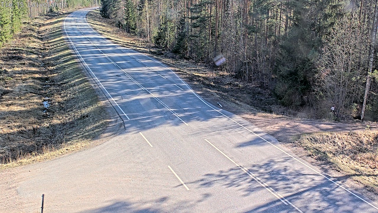Weather Camera Image Väg 15 Laivolahti, Mäntyharju, Etelä-Savo