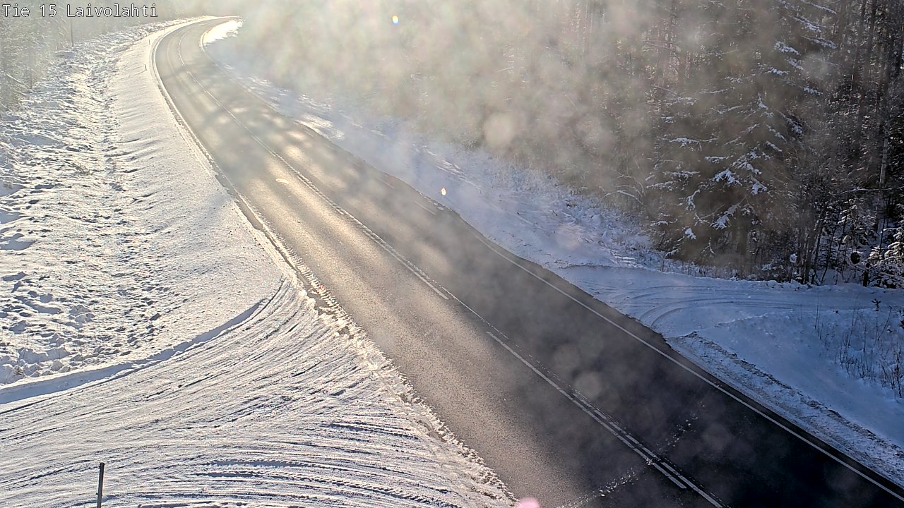 Weather Camera Image Road 15 Laivolahti, Mäntyharju, Etelä-Savo