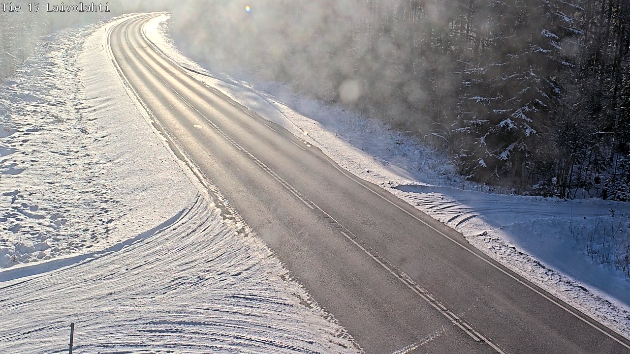 Weather Camera Image Road 15 Laivolahti, Mäntyharju, Etelä-Savo