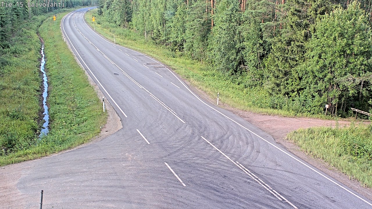 Weather Camera Image Road 15 Laivolahti, Mäntyharju, Etelä-Savo